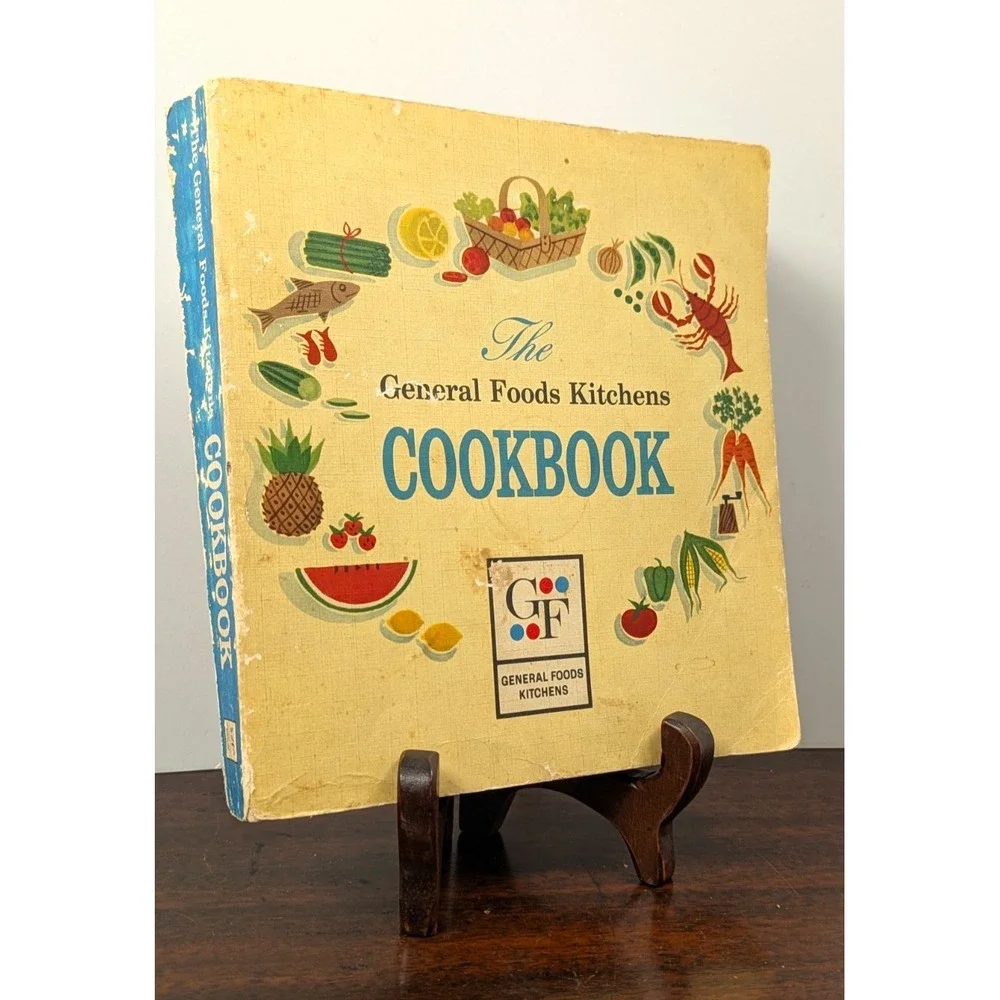 Vintage 1959 The General Foods Kitchens Cookbook Softcover 2nd Ed Random House